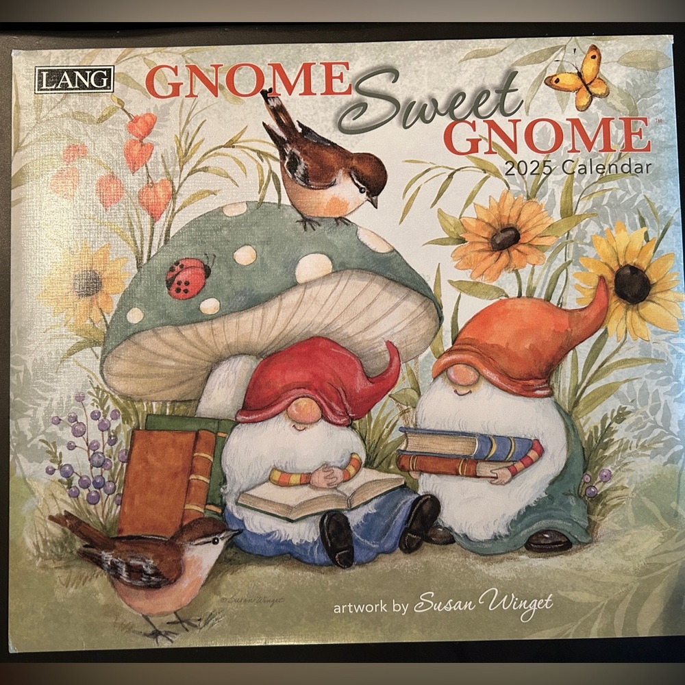 LANG Gnome Sweet Gnome 2025 Calendar